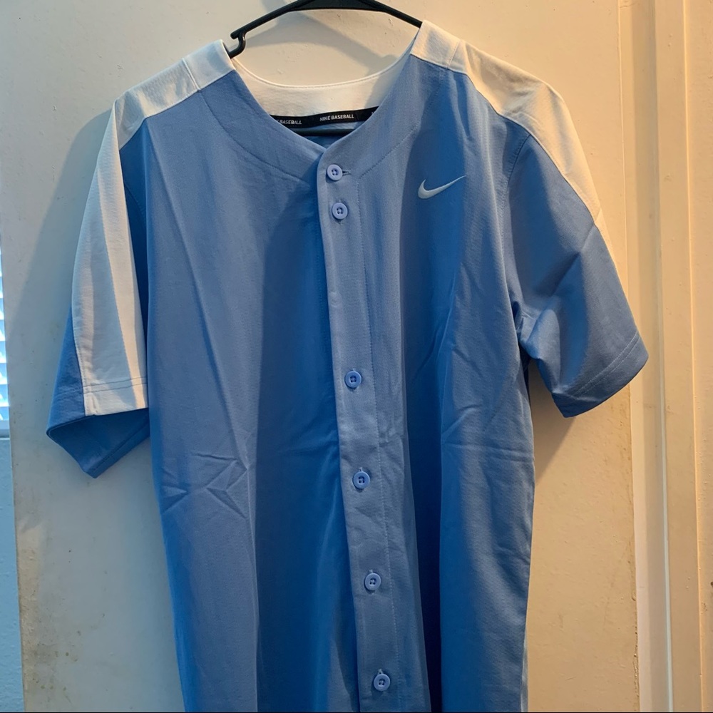 Nike Baby Blue Baseball Shirt